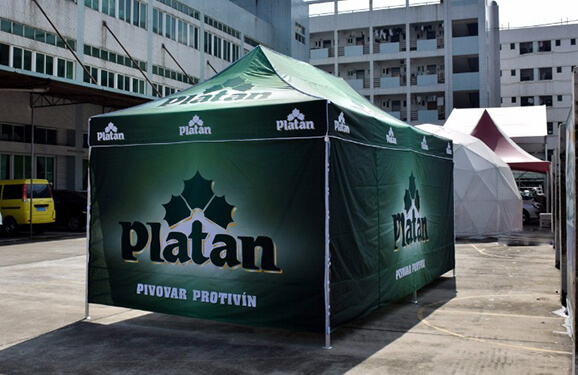 Nůžkový stan 6x3